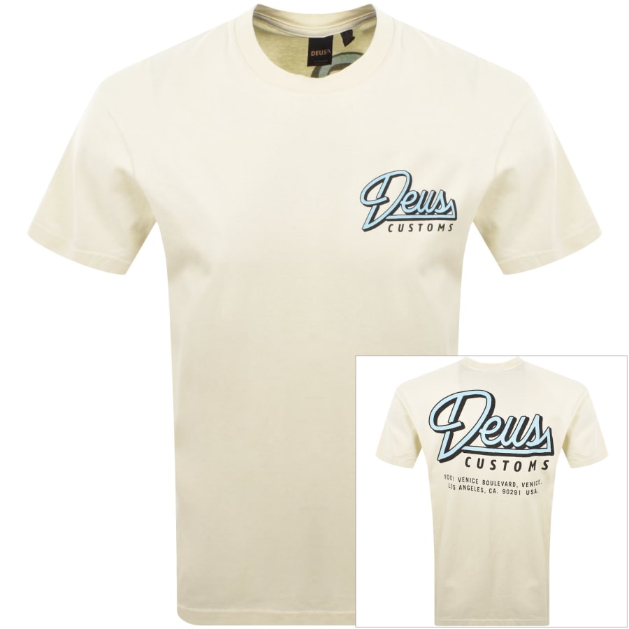 【Deus】 DEUS新作★ボックスフィットTシャツ★ Deus Ex Machina Conduit Box Fit T Shirt Cream | Mainline